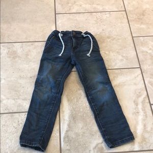 Cat & Jack Denim snap button jeans